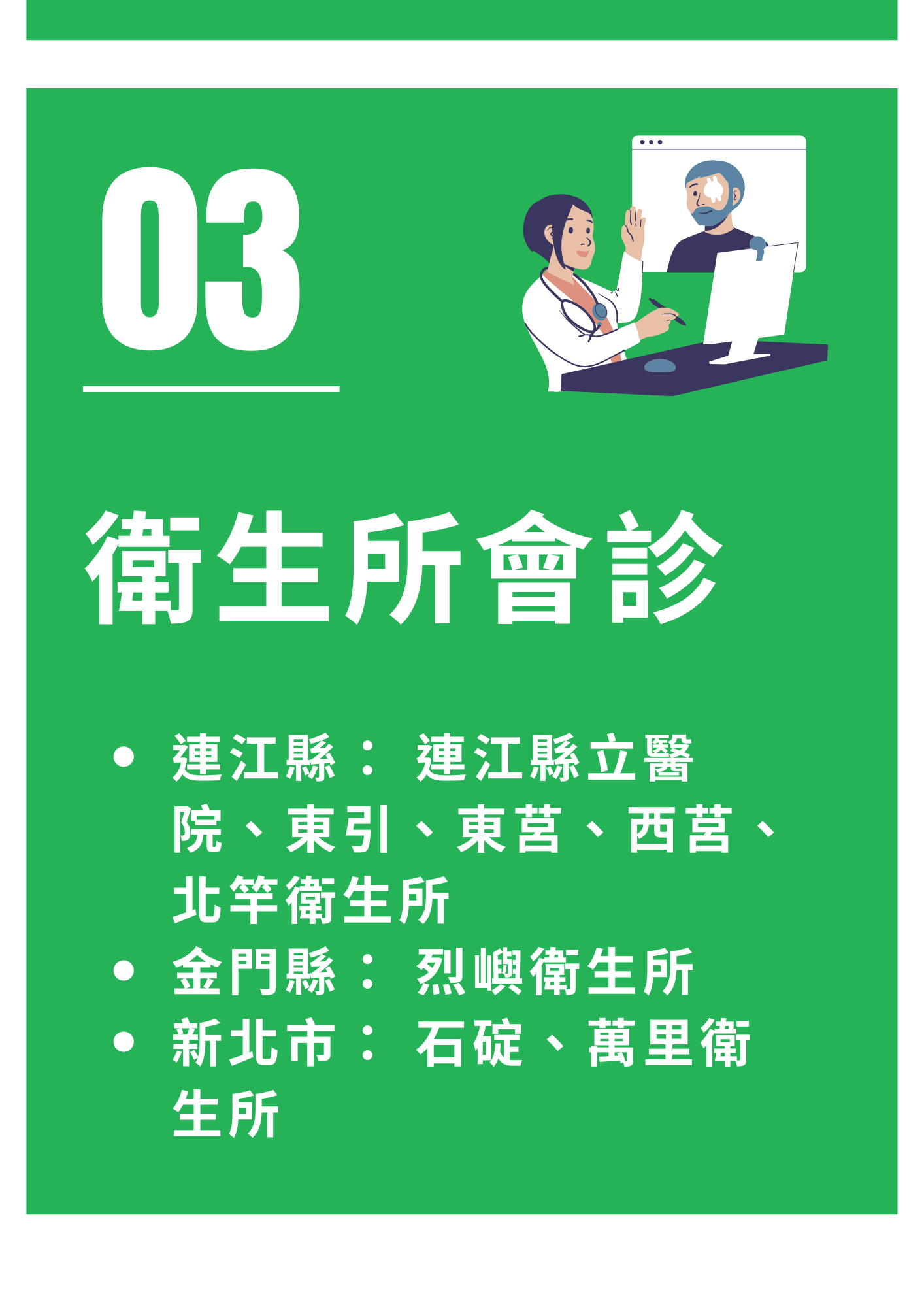 【公告】遠距診療服務說明